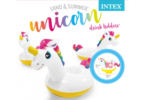    Unicorn Drink Holder Intex 57506NP, . 3 