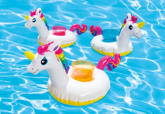    Unicorn Drink Holder Intex 57506NP, . 3 