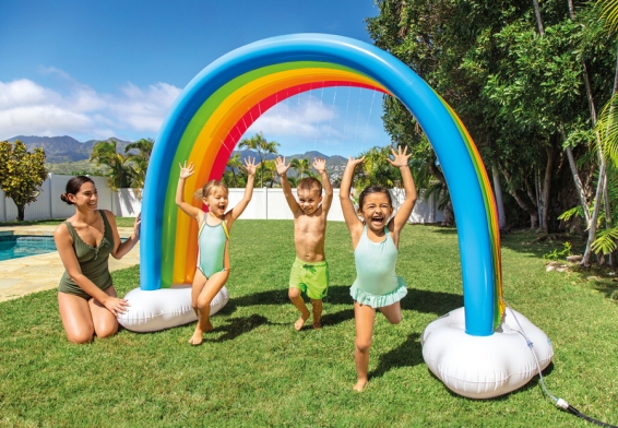   Rainbow Cloud Sprinkler Intex 56597NP