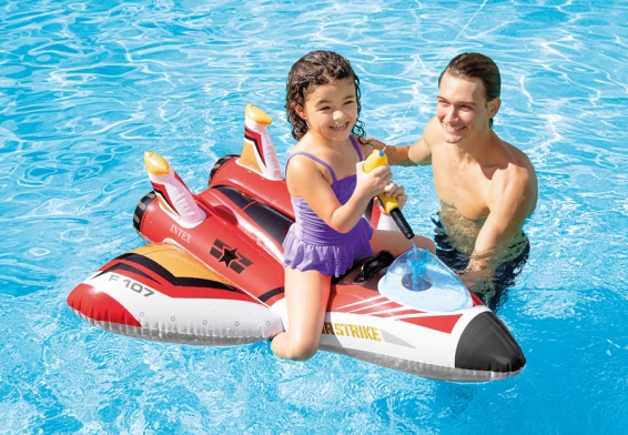    Water Gun Plane Ride-On Intex 57536NP