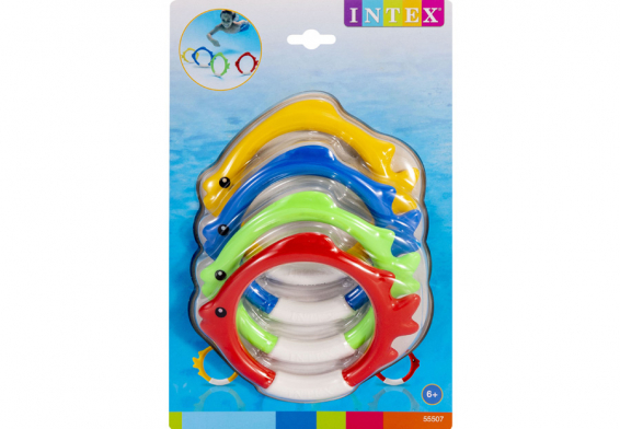   Underwater Fish Rings Intex 55507